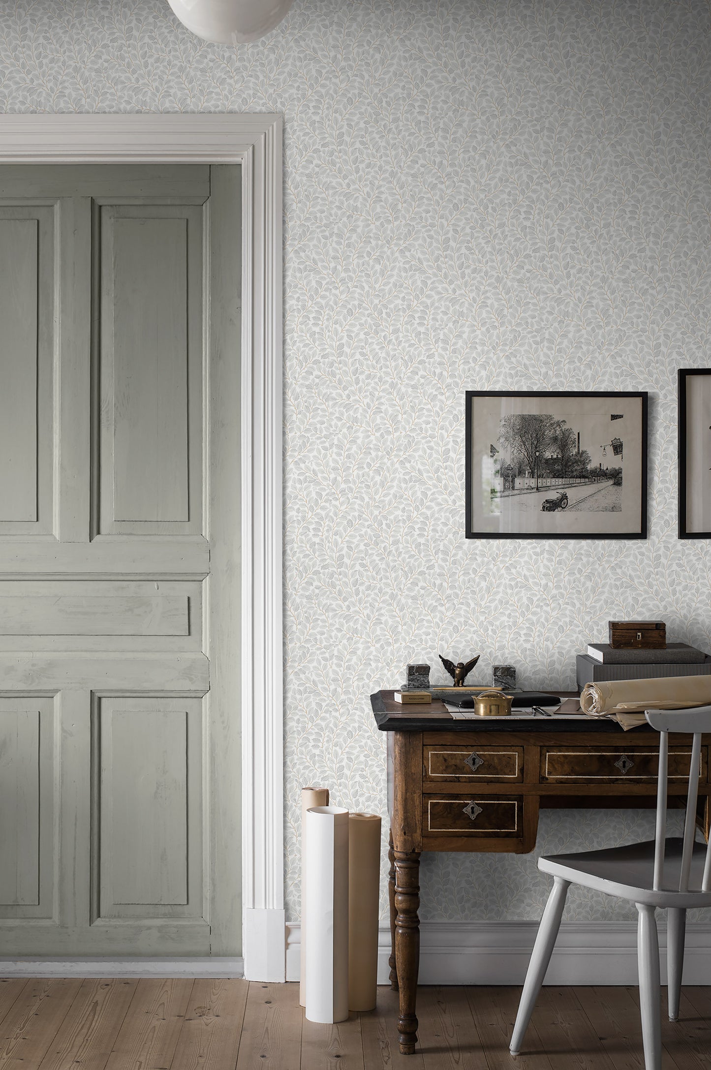 Papier peint Borastapeter - Hazel 7661 - Gris clair