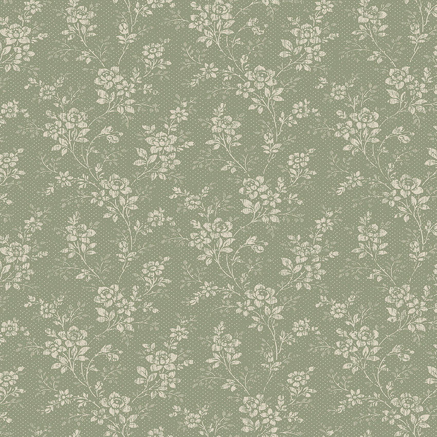 Papier peint Borastapeter - Hip Rose 1182 - Vert