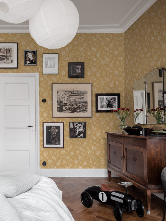 Papier peint Borastapeter - Hip Rose 1178 - Jaune