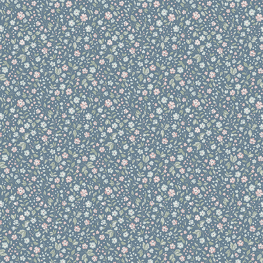Papier peint Borastapeter - Jasmin - Fleurs bleues