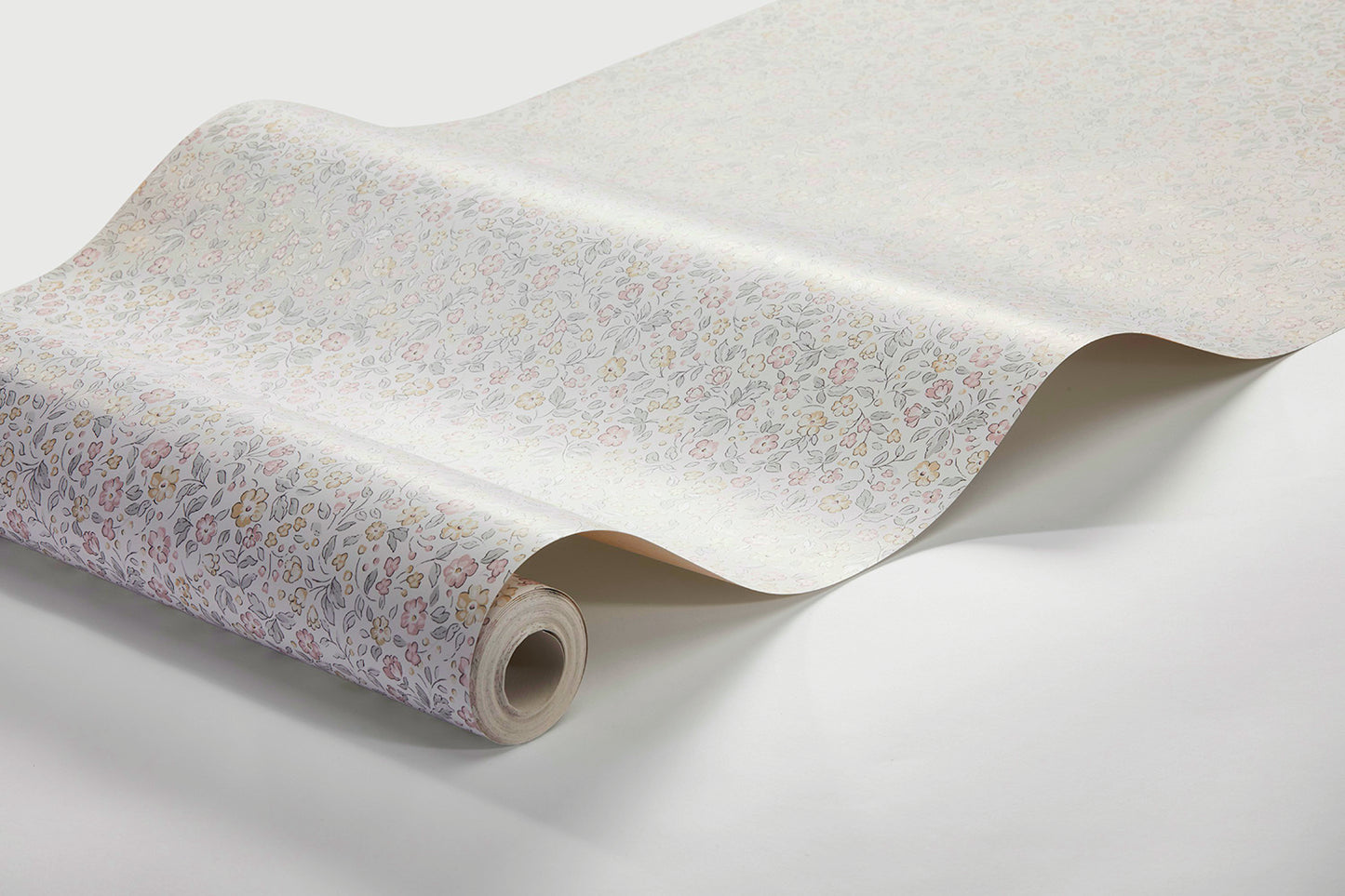 Borastapeter Wallpaper - Jasmine - Pink & Yellow Flowers
