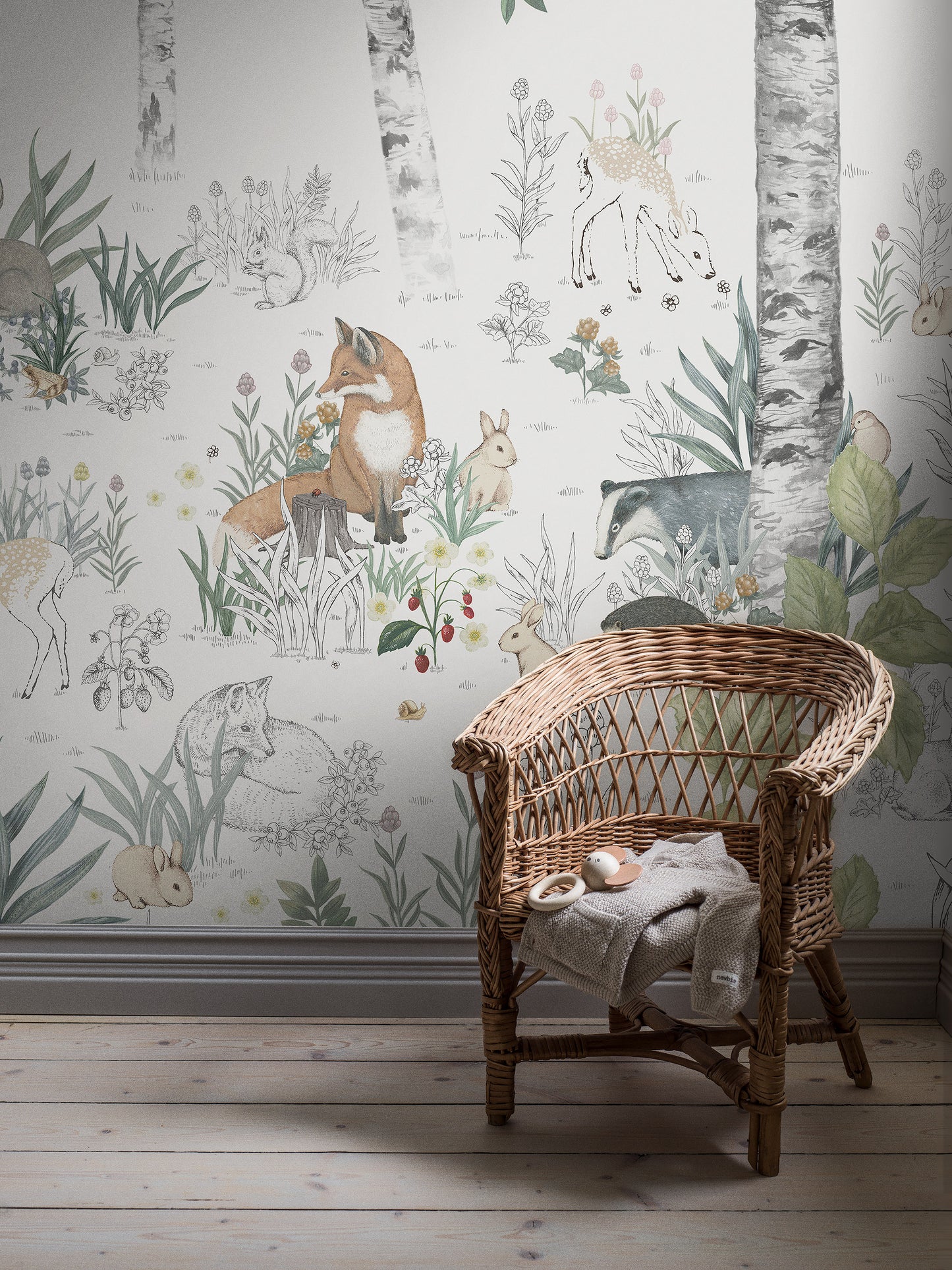 Borastapeter Wallpaper - Magic Forest - Mural