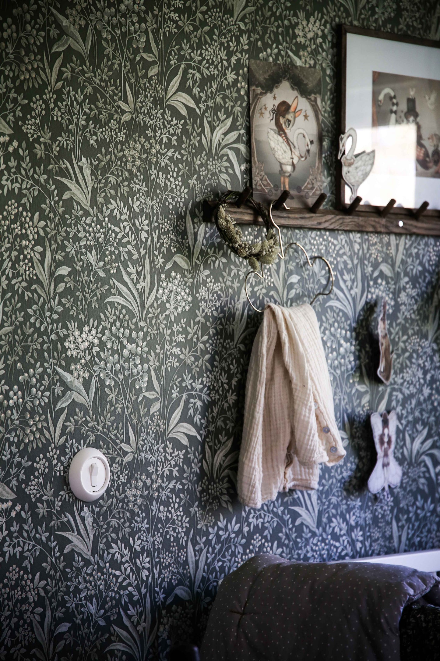 Papier peint Borastapeter - Nocturne 7270 - Vert foncé
