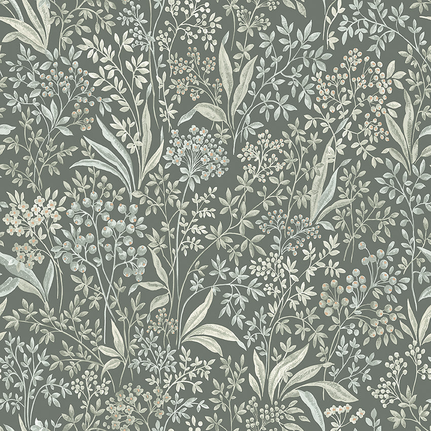 Papier peint Borastapeter - Nocturne 7270 - Vert foncé