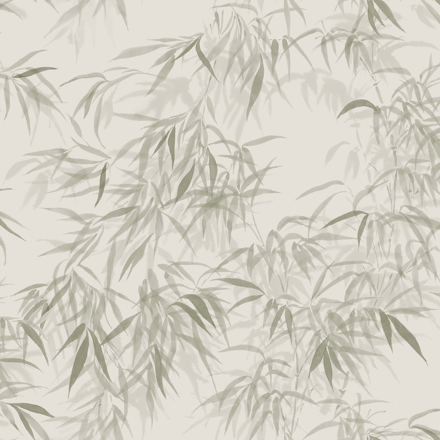 Papier peint - Jon - Vert olive