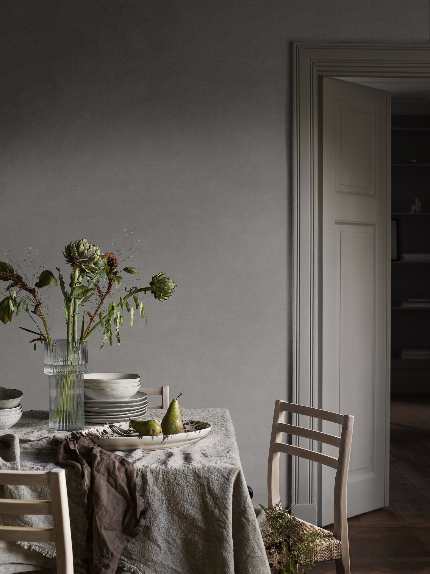 Papier peint Borastapeter - Nuances Soapstone - gris clair
