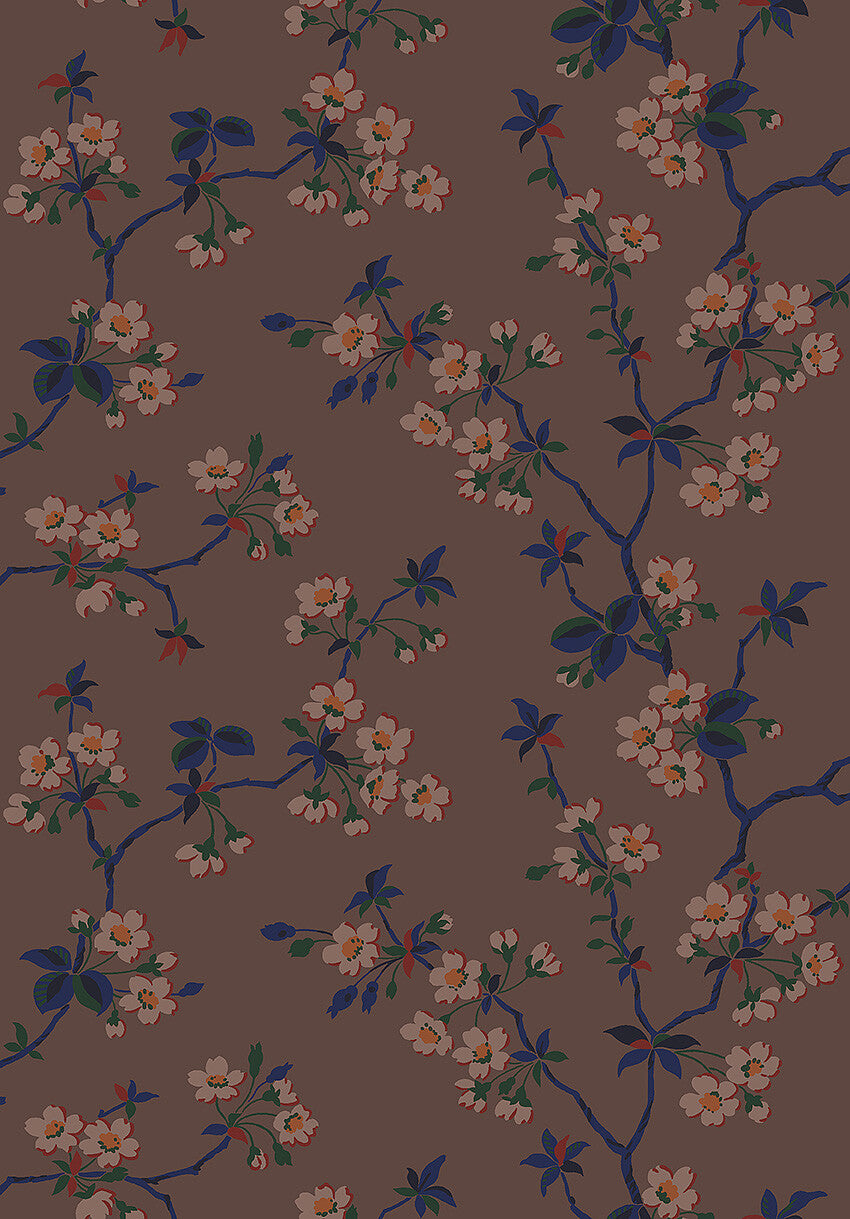 Borastapeter Wallpaper - Trädgårdsstaden - Brown