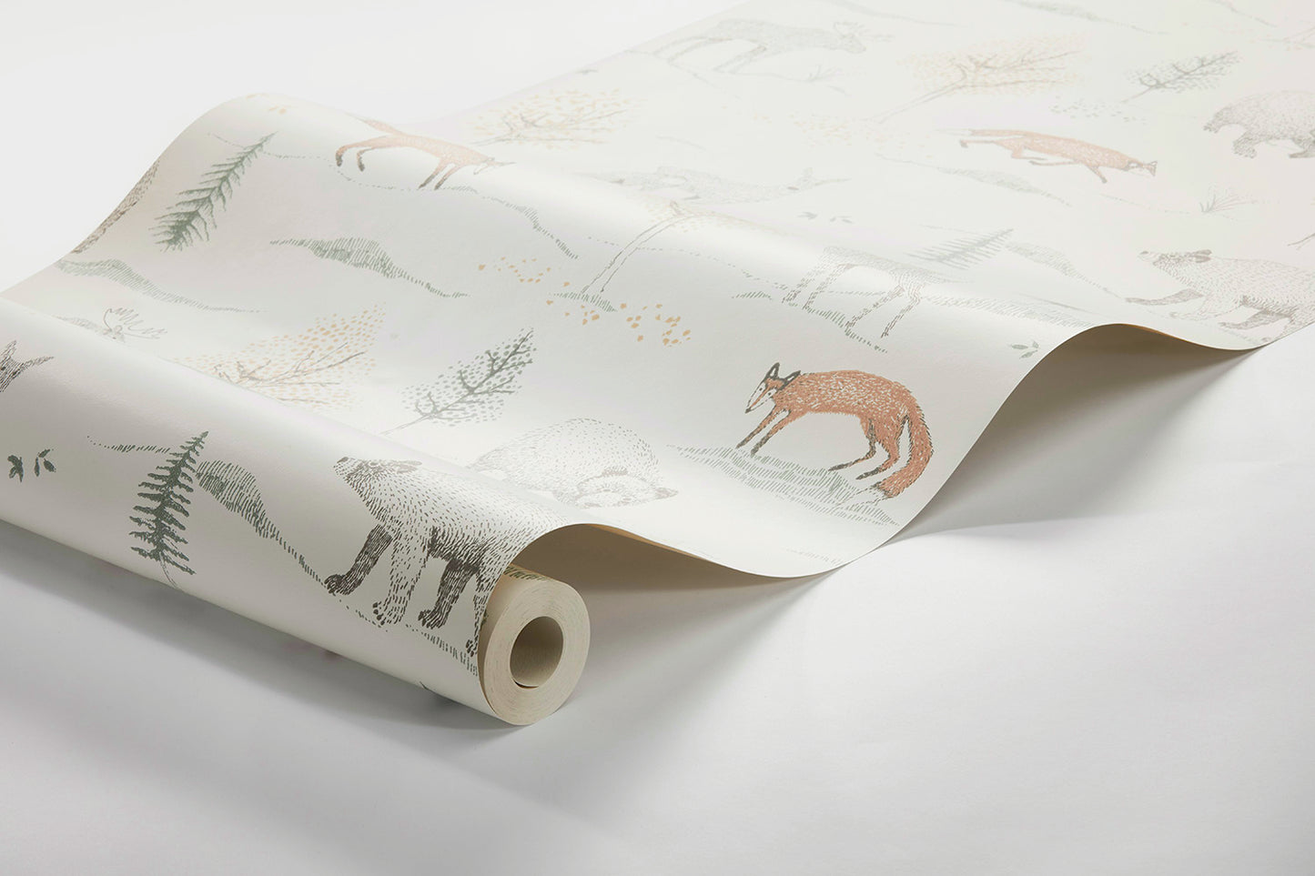 Borastapeter Wallpaper - Up North - Woodland Animals