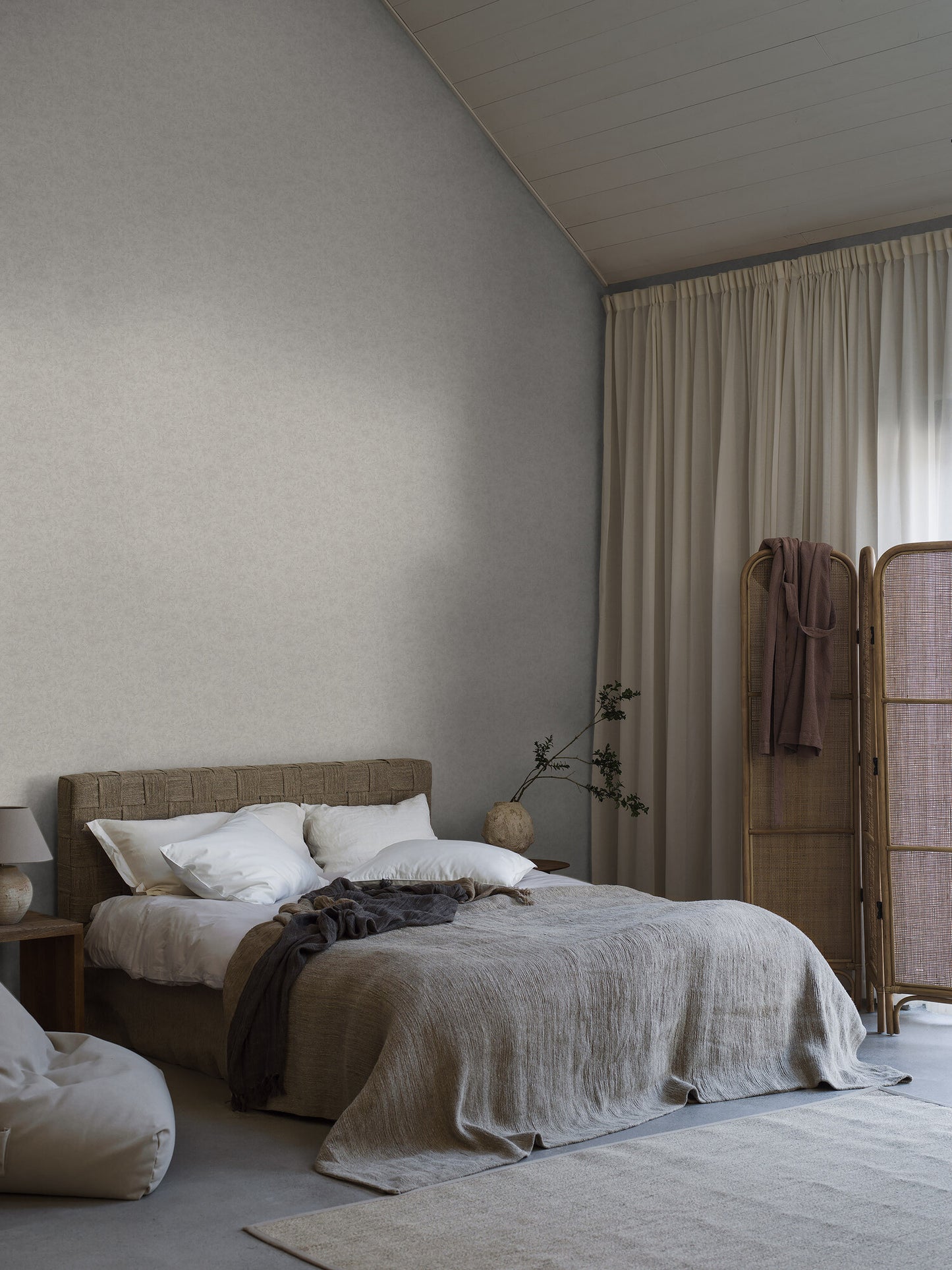 Papier peint Borastapeter - Gabriella 3974 Gris chaud