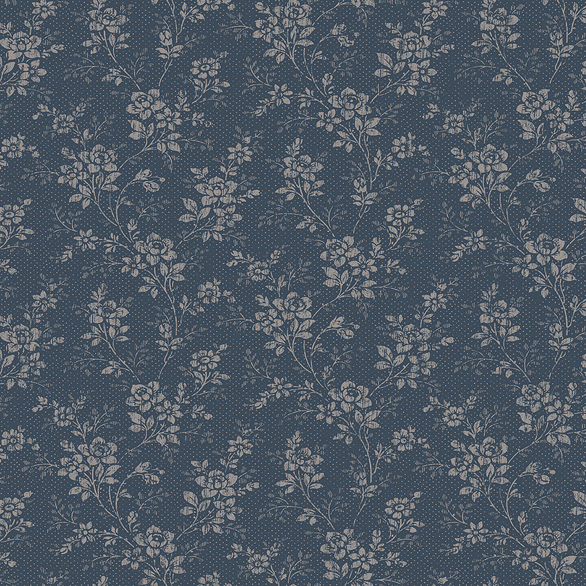 Borastapeter Wallpaper - Hip Rose 1177 - Blue