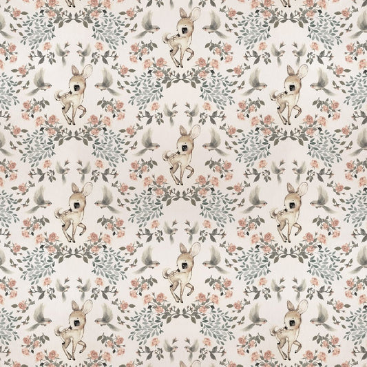 ÉCHANTILLON - Papier peint pour chambre d'enfant - Oh Deer - par Jimmy Cricket