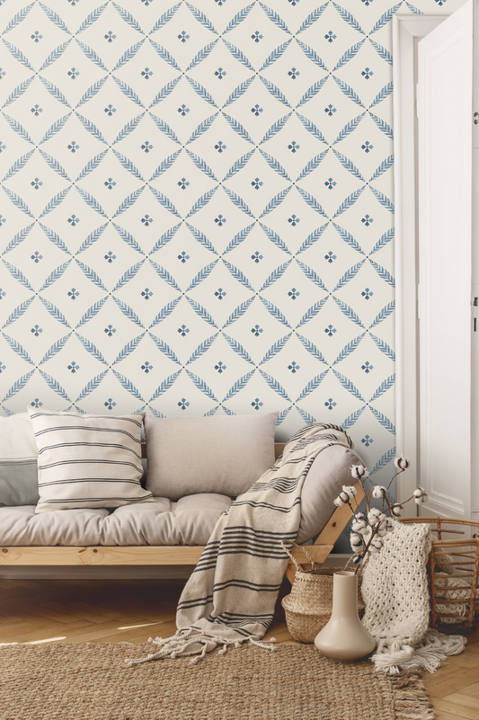 Papier peint Midbec - Henry - Bleu