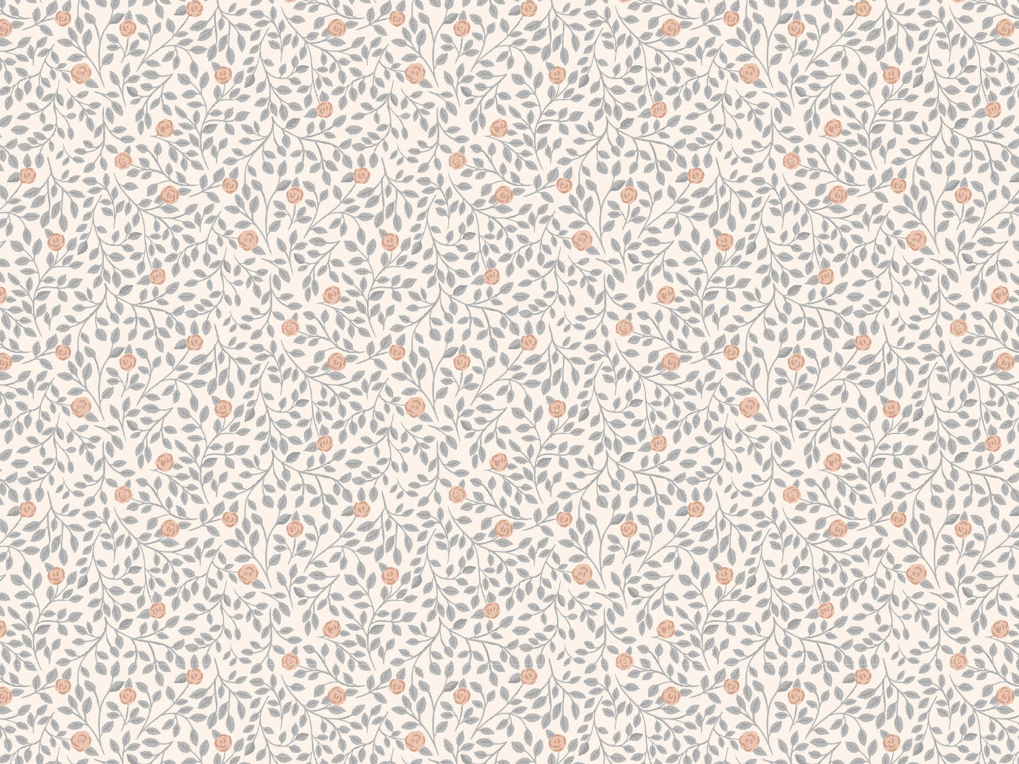 Peel & Stick Wallpaper - Climbing Rose - Blue