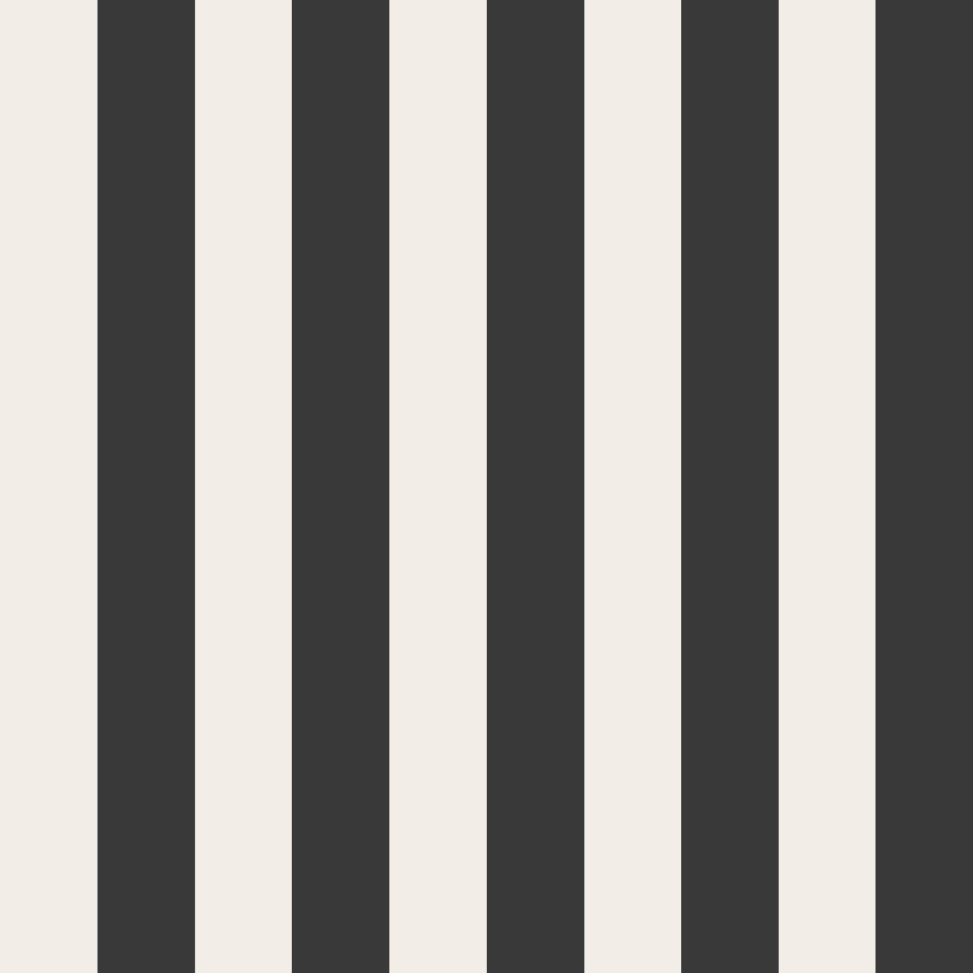 Papier peint rayures - Ventnor - Charbon