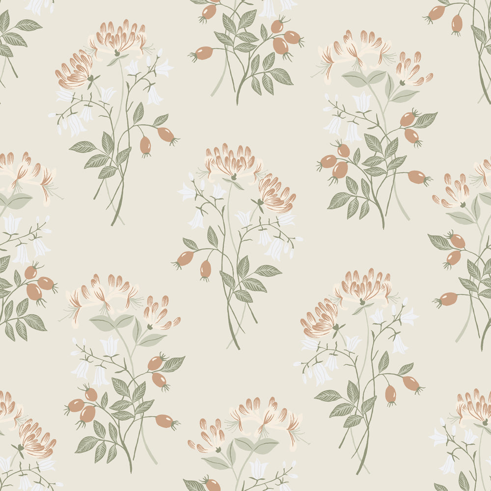 Papier peint Midbec - Kaprifol - Beige 12307