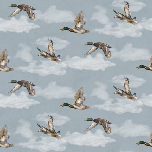Peel & Stick Wallpaper - Voyage, Petit - Winter Blue
