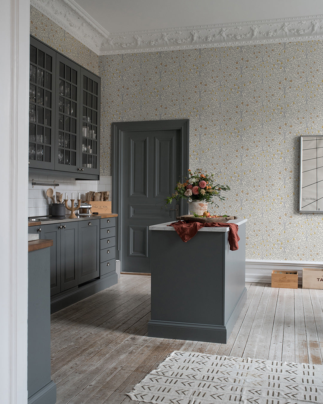 Papier peint Midbec - Pomona - Gris 33012