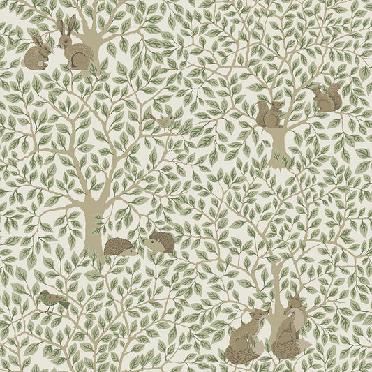 Papier peint Midbec - Par 44111 - Vert et beige