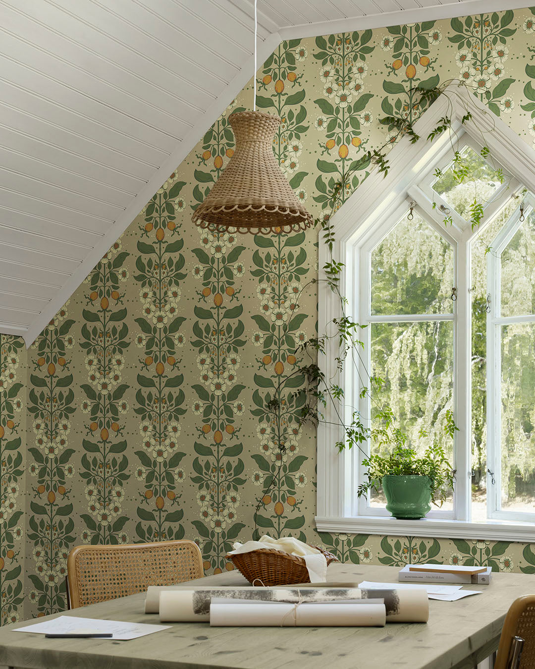 Papier peint Midbec - Rosa - 48012