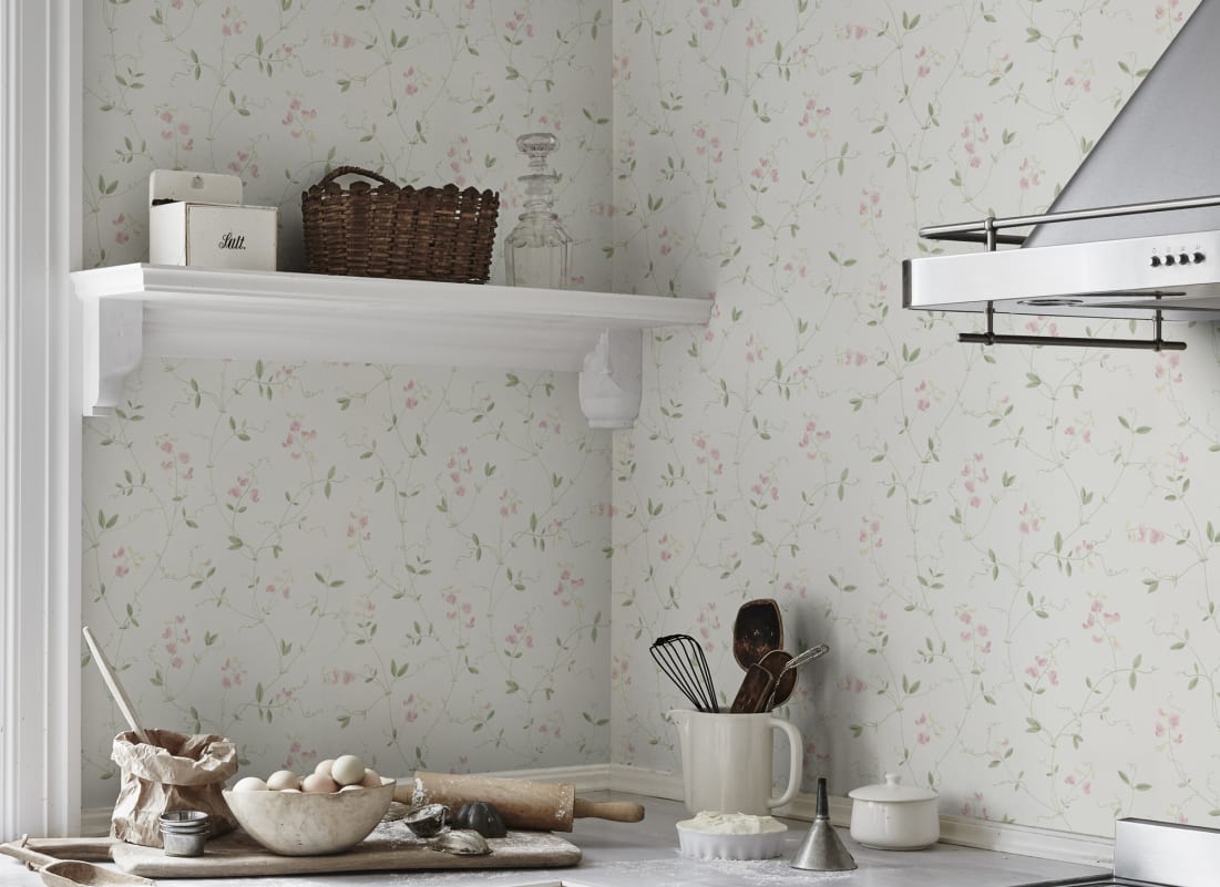 Papier peint Sandberg - Sanna, Rose clair - 490-24