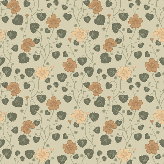 Papier peint autocollant - Hallie - Crème