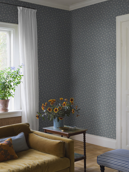 Papier peint Borastapeter - Myrten - Bleu