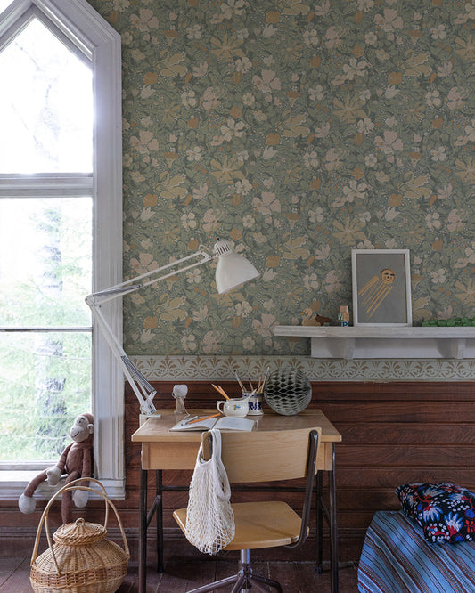 Papier peint Midbec - Midsommar - Bleu