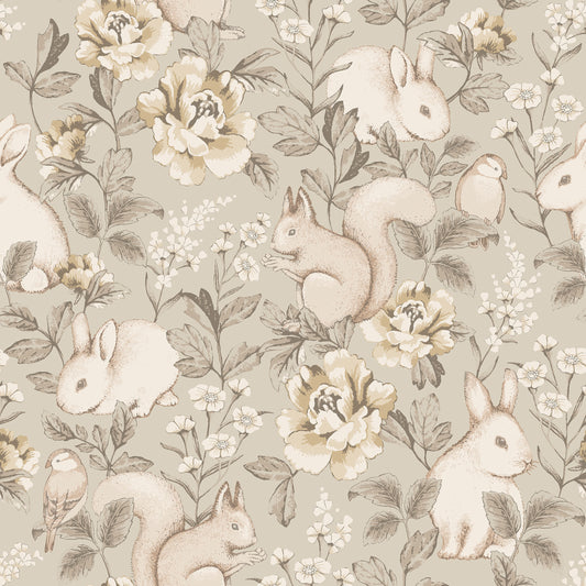 Papier peint Borastapeter - Forêt magique - Beige