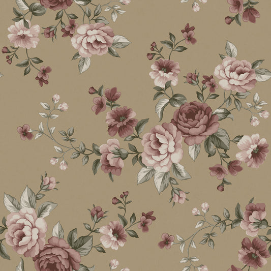 Papier peint Borastapeter - Nomi - Brun doré