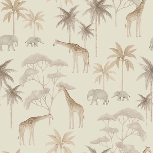 Papier peint Borastapeter - Savannah - Lin clair