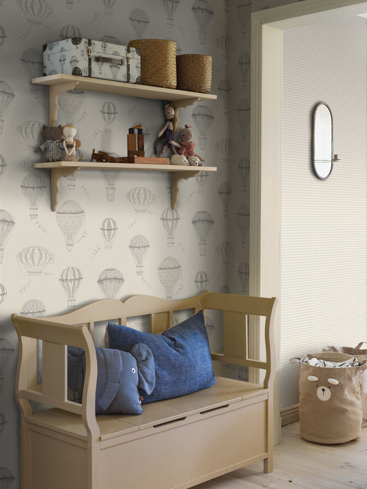 Papier peint Borastapeter - Dans le ciel - Gris et beige