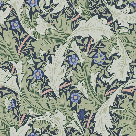 Papier peint William Morris - Granville - Bleu foncé