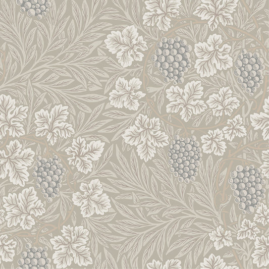 Papier peint William Morris - Vigne - Gris
