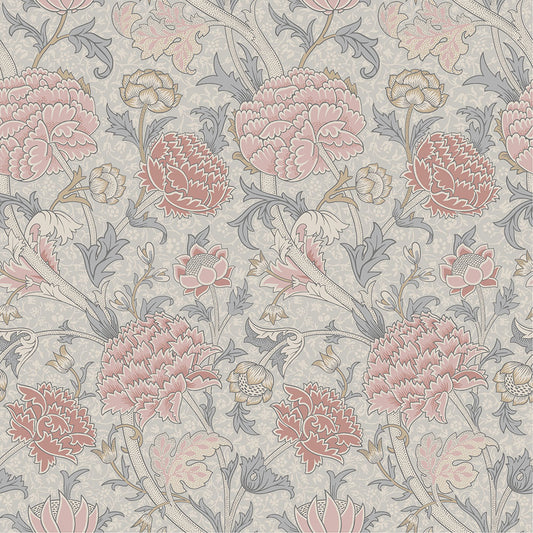 Papier peint William Morris - Cray - Rose