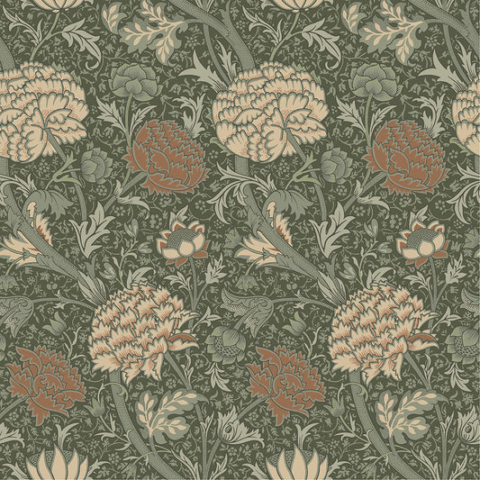 Papier peint William Morris - Cray - Terre cuite