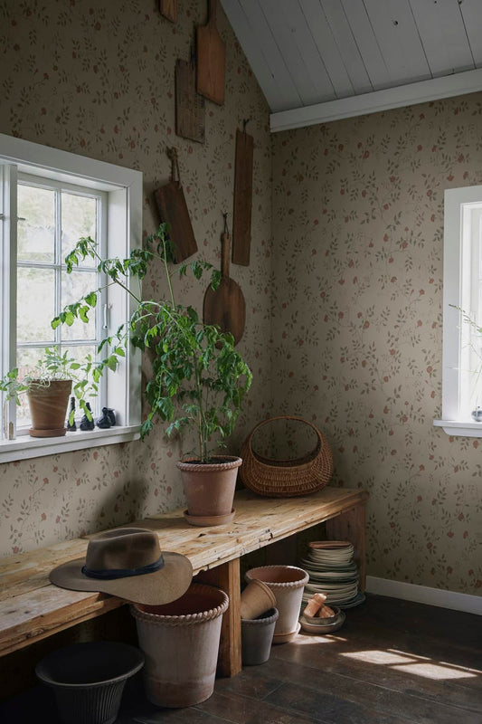 Papier peint Sandberg - Henny Ginseng