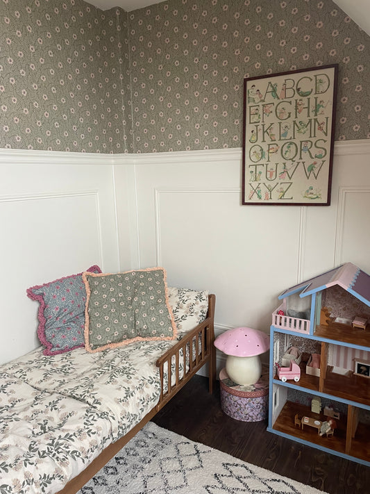 Summer Gray Wallpaper - Kicki - Soft lilac