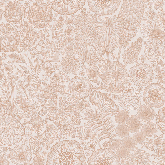 Summer Gray Wallpaper - August - Mocha