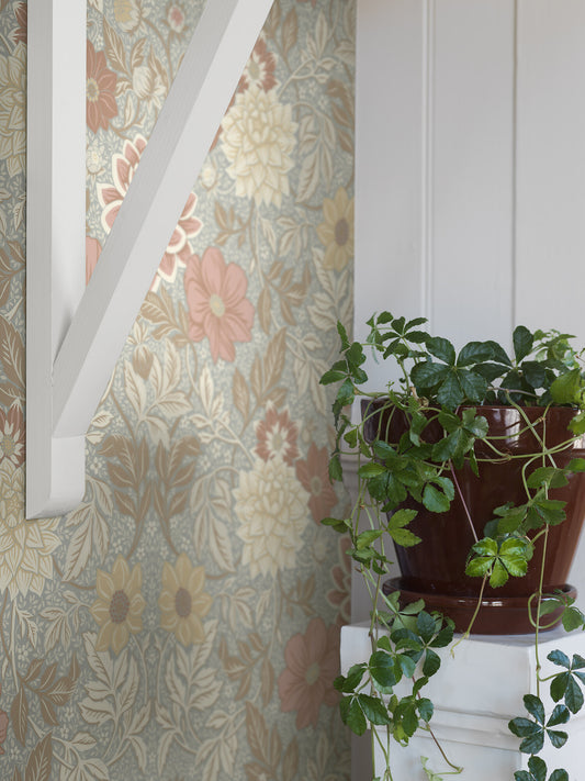 Papier peint Borastapeter - Dahlia Garden 7692 - Pastels roses