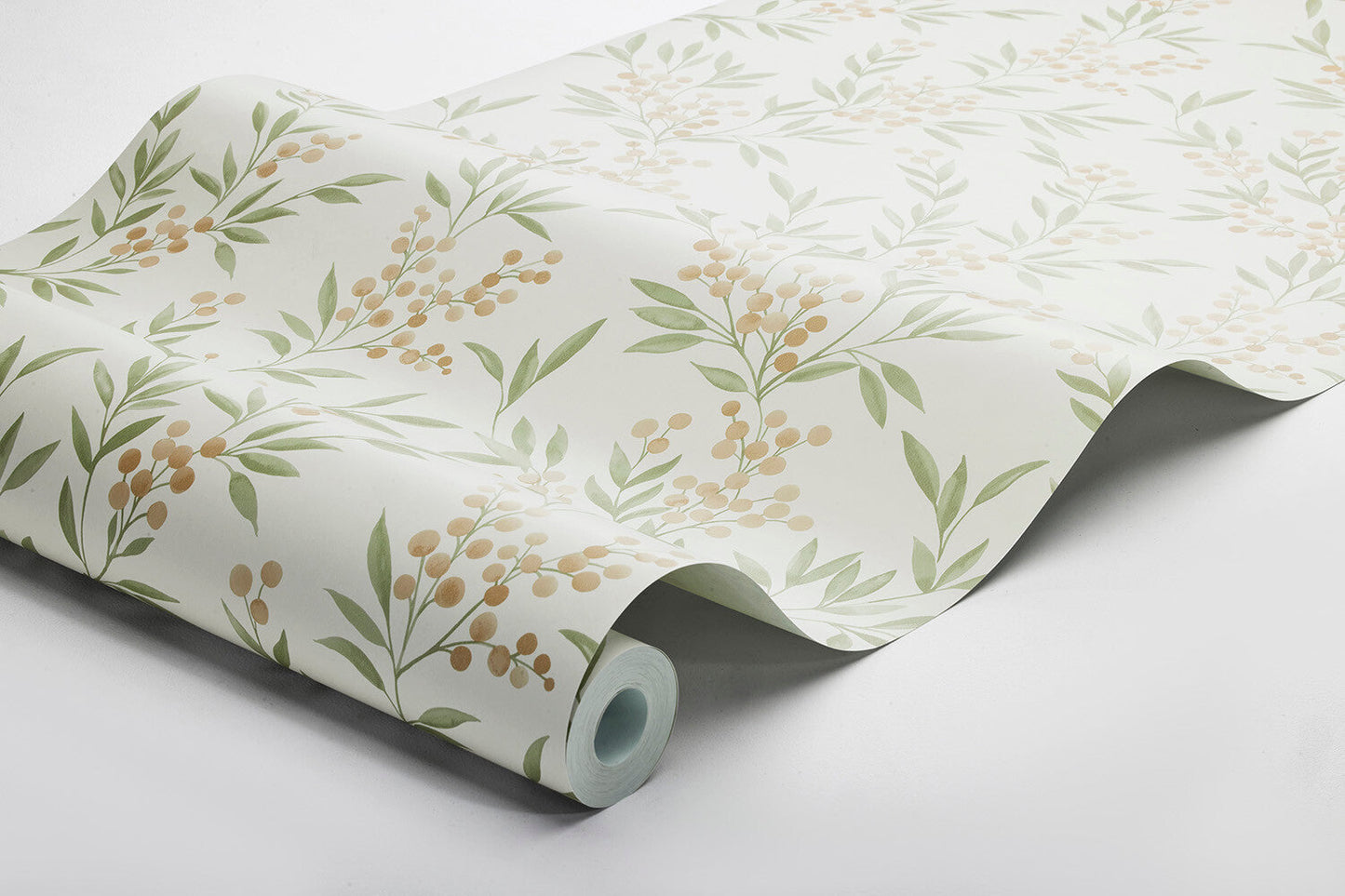 Borastapeter Wallpaper - Forest Berries 4714 - Red and Verdant Green SALE