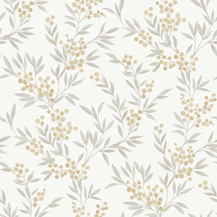 Borastapeter Wallpaper - Forest Berries 4714 - Red and Verdant Green
