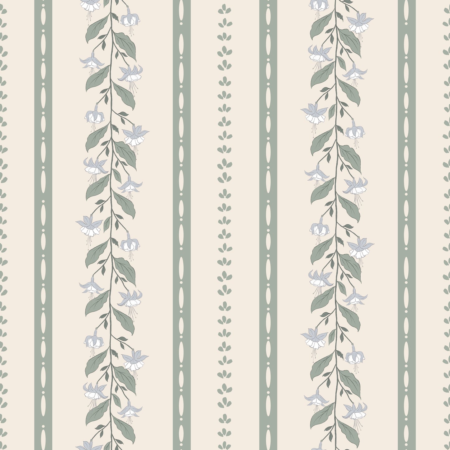 Wallpaper Stripes - Luna - Green