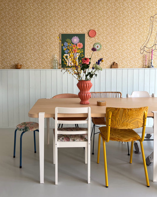 Peel & Stick Wallpaper - Doris - Mustard