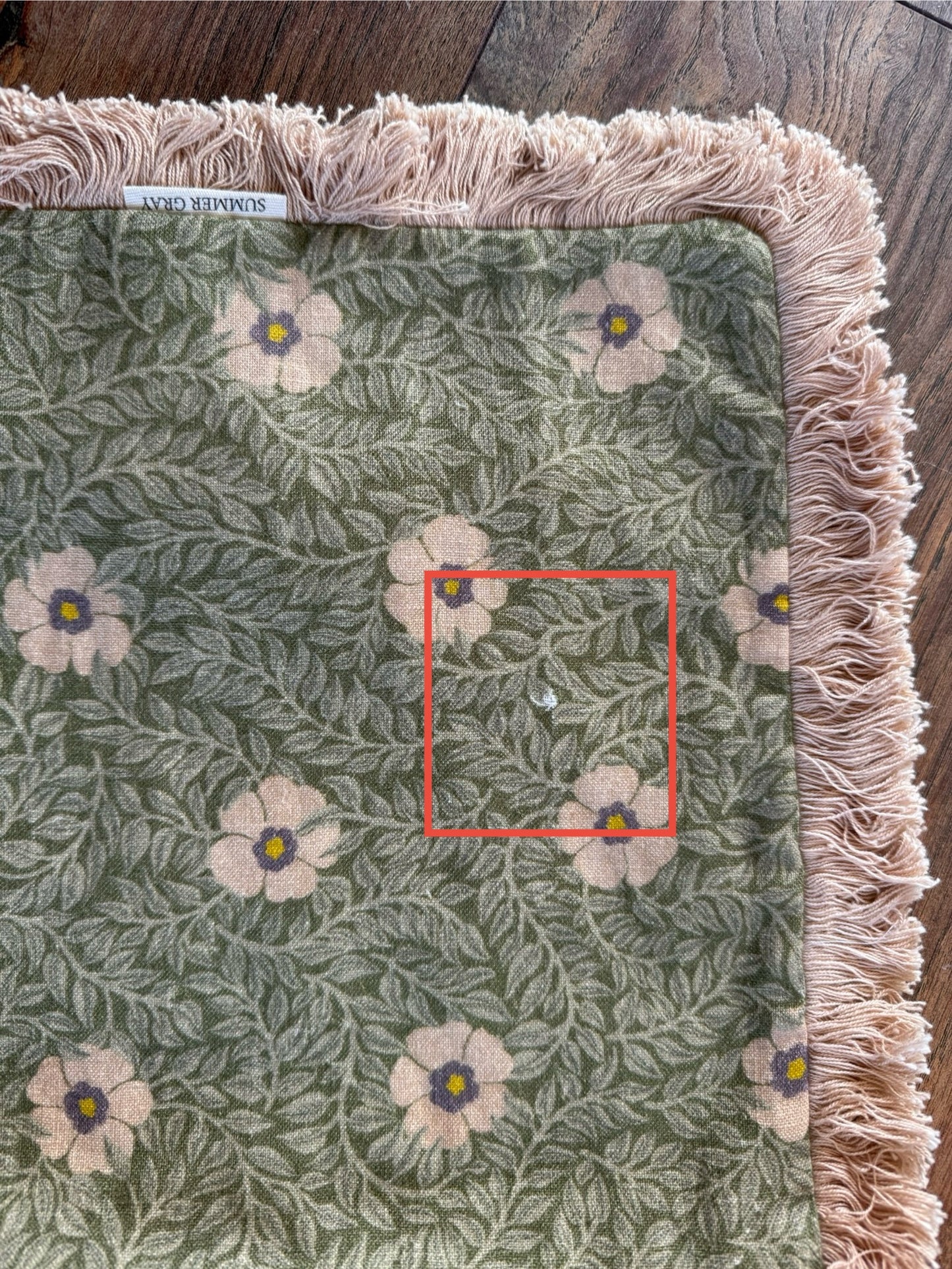 Linen Cushion Cover - Summer Gray - Kicki (Slightly imperfect)
