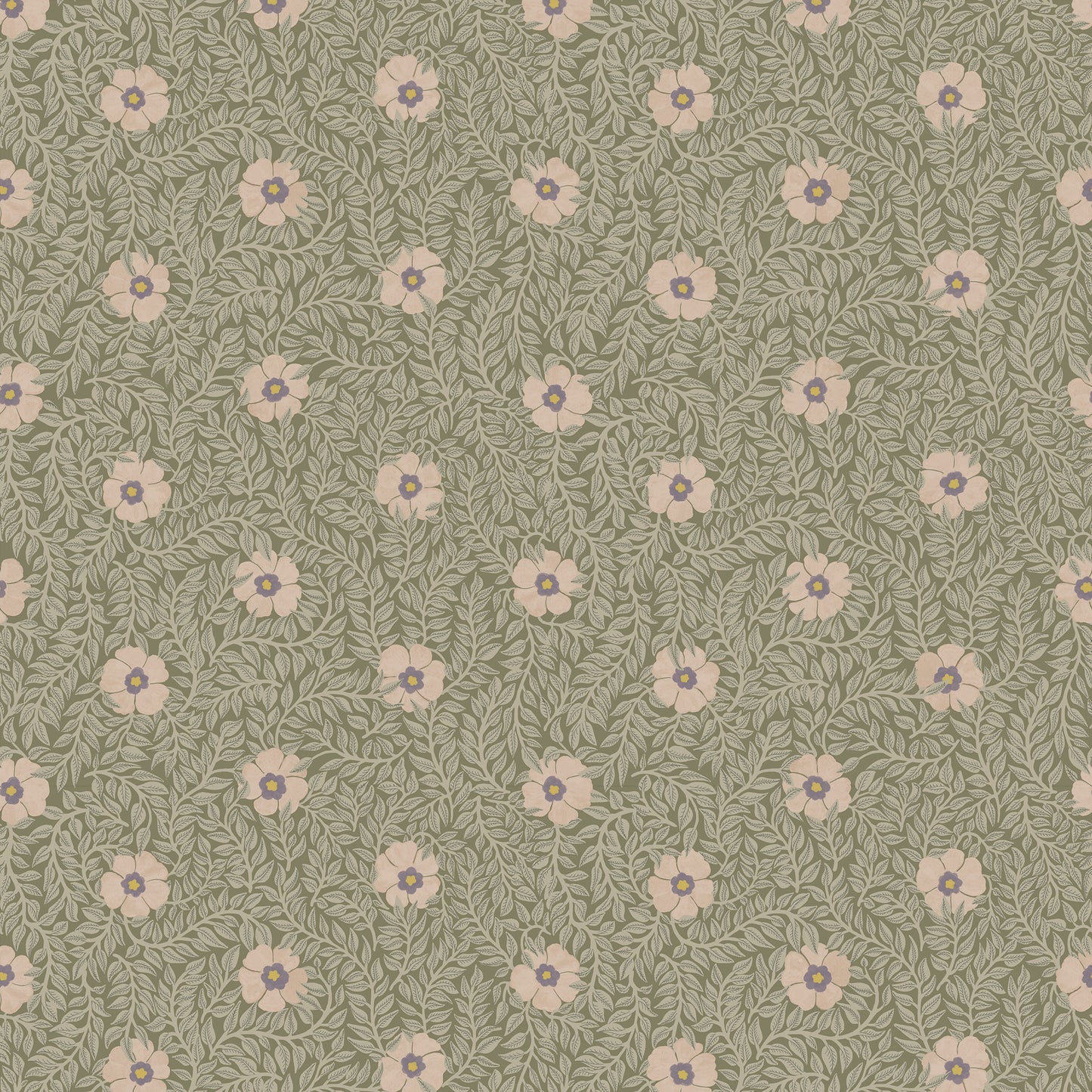 Papier peint Summer Gray - Kicki - Lilas doux