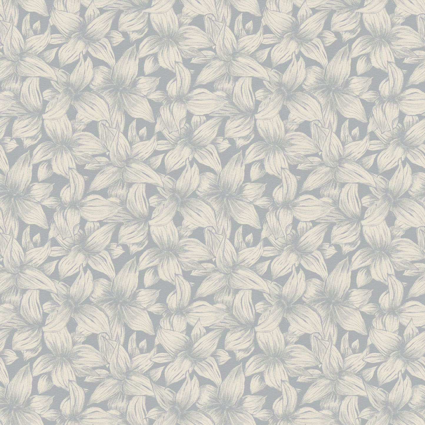 Summer Gray Wallpaper - Folia - Nordic Grey