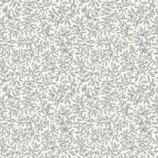 Summer Gray Wallpaper - Junia - Winter Blue