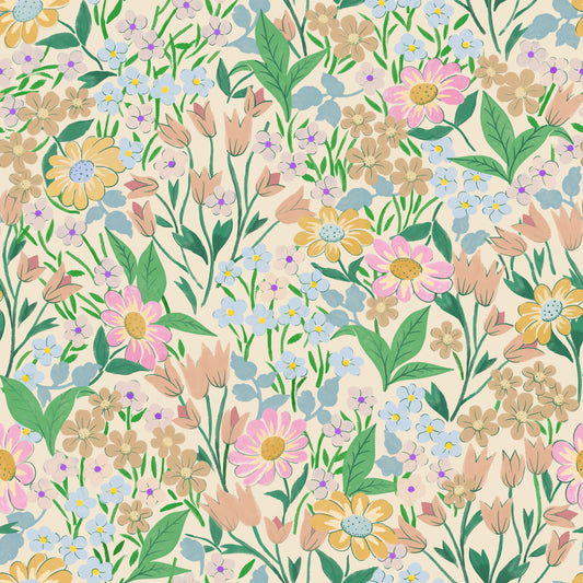 Summer Gray Wallpaper - Lola - Fern