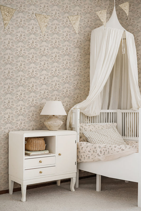 Papier peint pour chambre d'enfant - Oh Deer par Mrs Mighetto