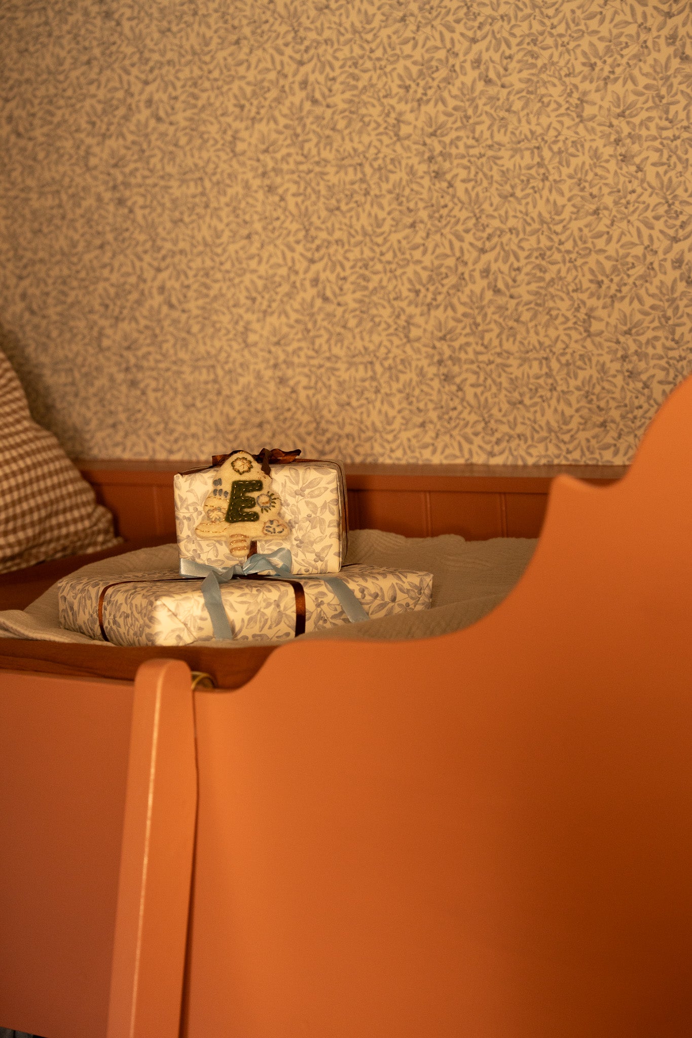 Papier peint Summer Gray - Junia - Bleu Hiver